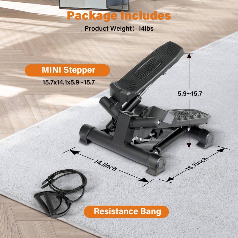 StepFit Mini Stepper with Resistance Bands