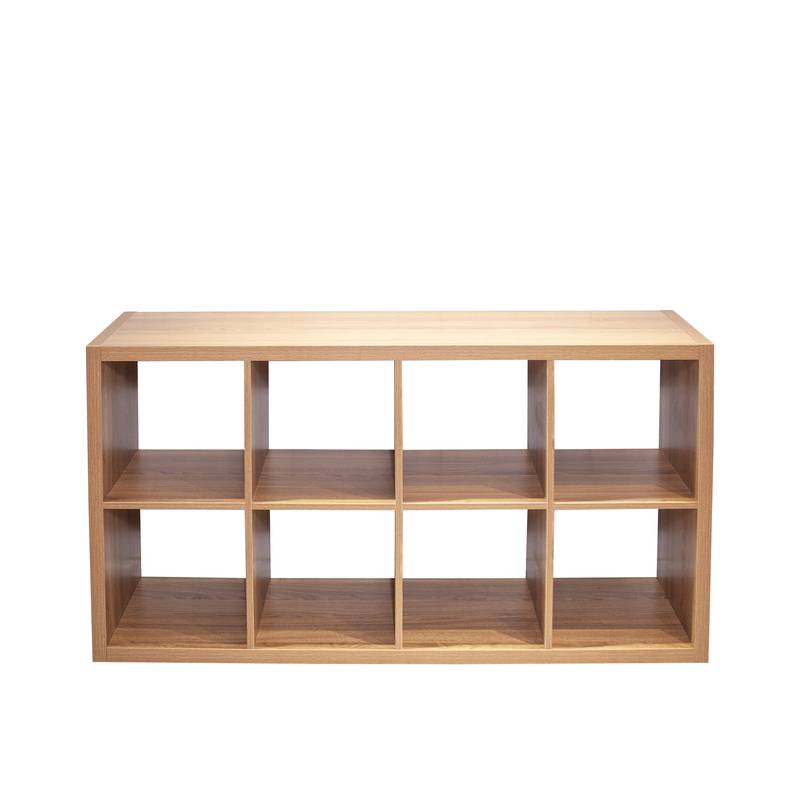 Stylish Walnut Cube Organizer