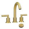 Brushed Gold Double Handle Bathroom Faucet Set