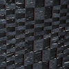 Stylish Black Wicker Room Divider