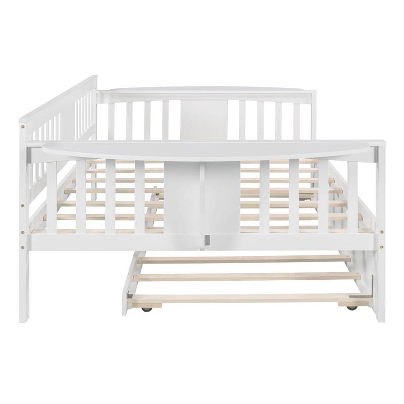 Charming White Daybed with Trundle