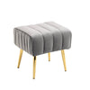 Chic Velvet Barrel Chair & Ottoman Set
