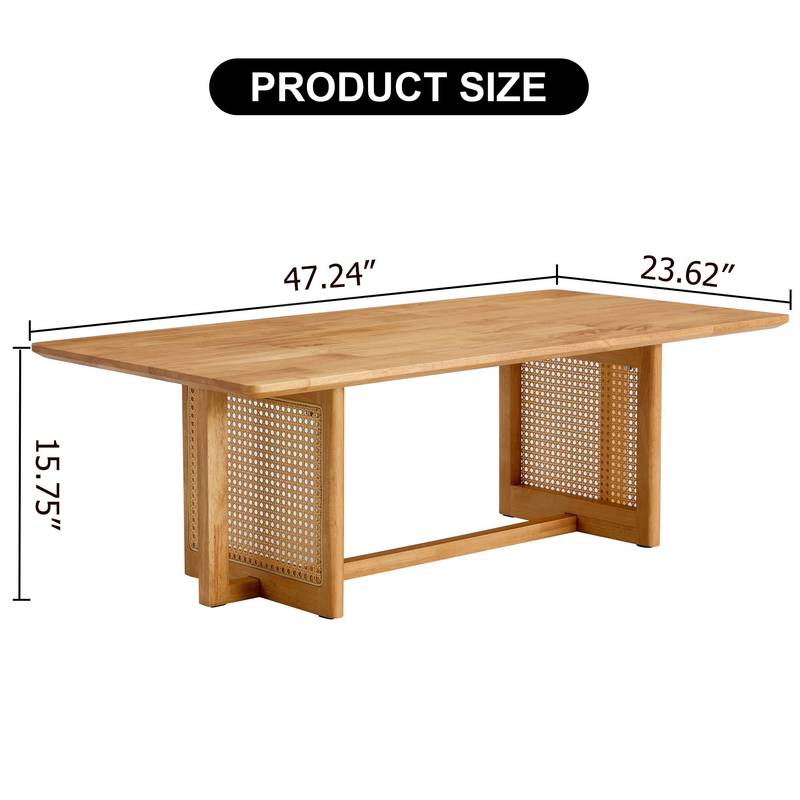 Cozy Rattan-Inspired Tea Table