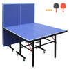 Portable Fun: Mid-Size Table Tennis Set with Net & Paddles