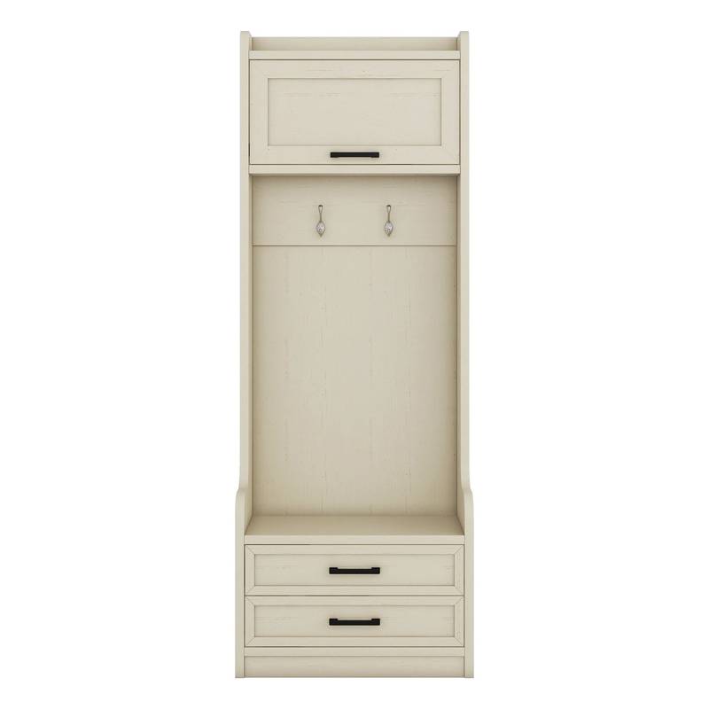 Versatile Hall Tree with Storage & Hooks