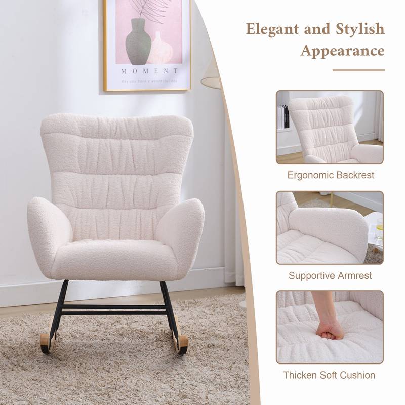 Cozy Teddy Rocking Chair