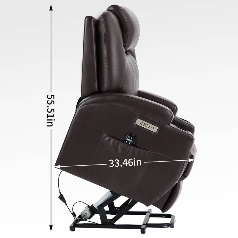 Cozy Lift Recliner with Vibration Massage and Heat for Seniors