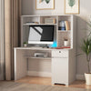Smart Study Station: Stylish Desk with Storage and Charging Hub
