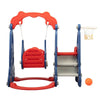 Fun Slide & Swing Play Set with Basketball Hoop