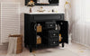 Sleek Modern Bathroom Vanity with Soft Close Doors and Drawers