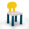 Versatile DIY Block Table - Gray & Yellow