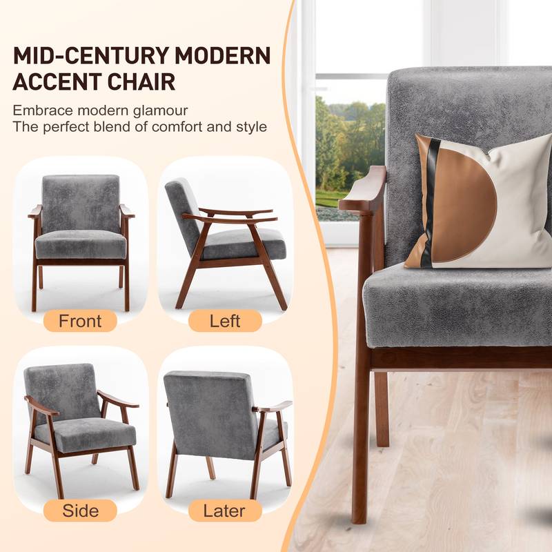 Cozy Wingback Accent Chair