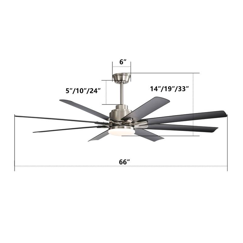 Ultimate Smart Ceiling Fan with Light and Remote