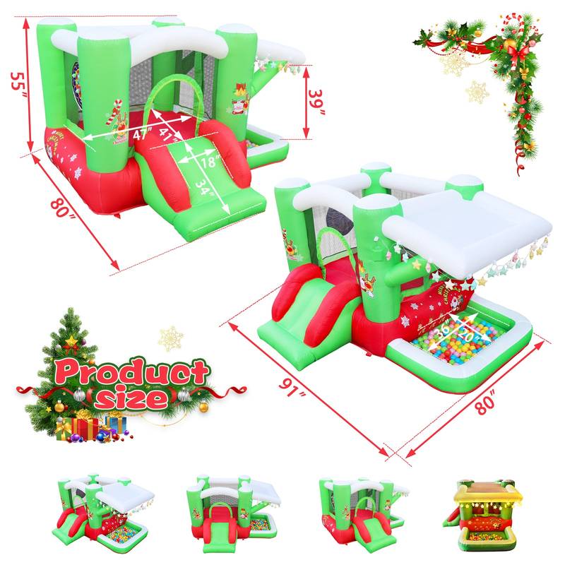 Merry Bounce & Slide Inflatable Funhouse