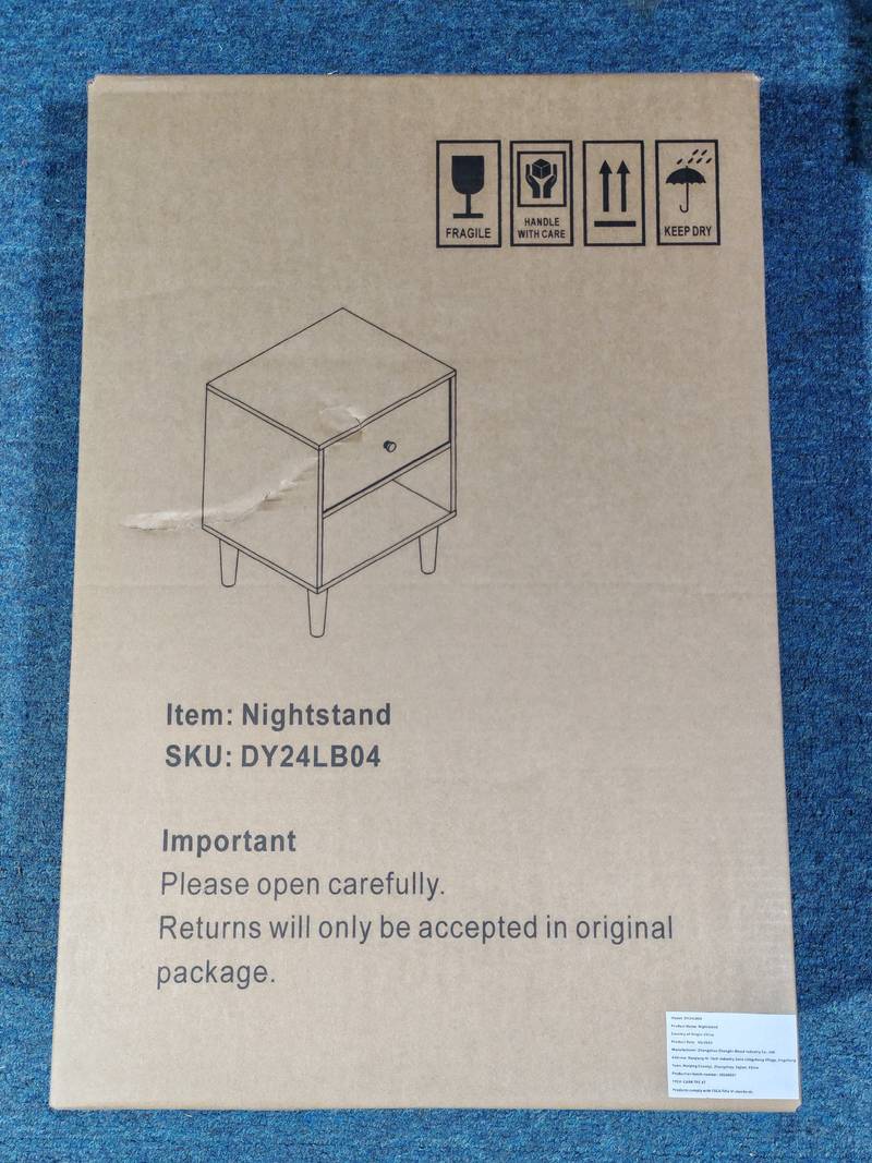 Charming White Nightstand for All Ages