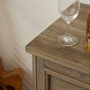 Chic Farmhouse Buffet & Wine Bar Cabinet