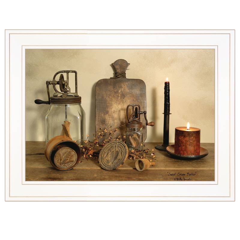 Sweet Cream Butter Framed Art
