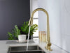 Sleek Pull-Down Kitchen Faucet