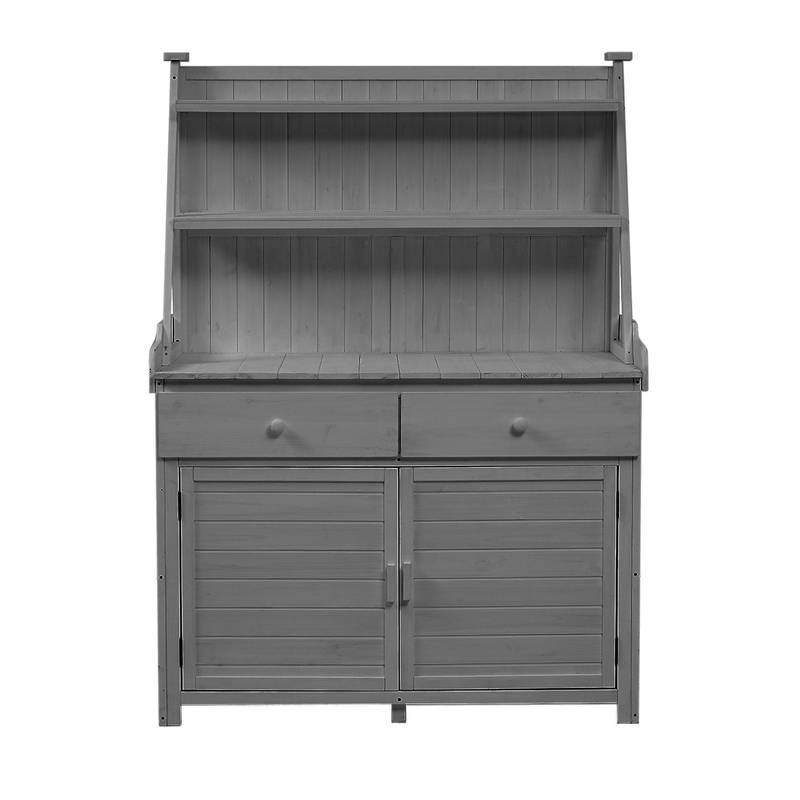 TOPMAX 65-Inch Garden Potting Station - Stylish Storage & Workspace