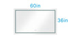 GlowSmart Frameless LED Bathroom Mirror