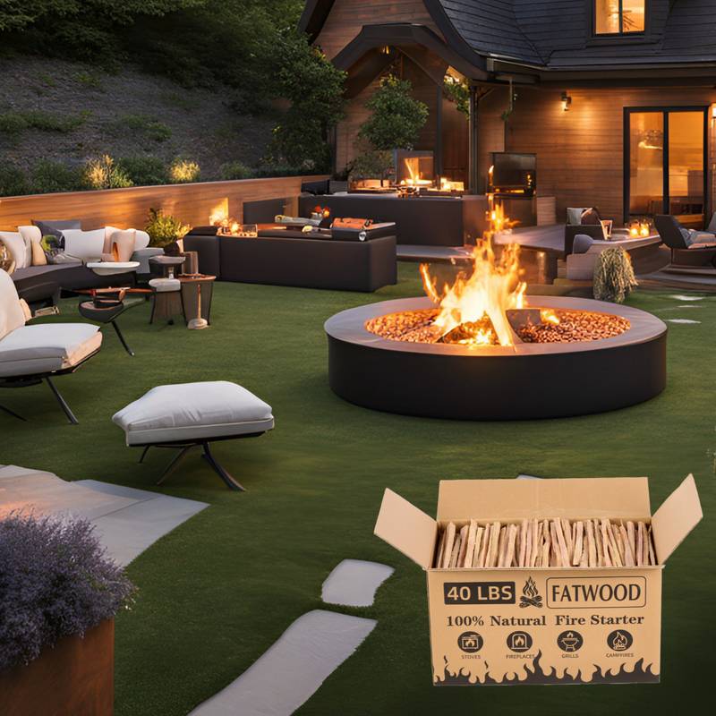 Nature’s Firestarter Sticks - Pure Pine Kindling for Campfires and Grills