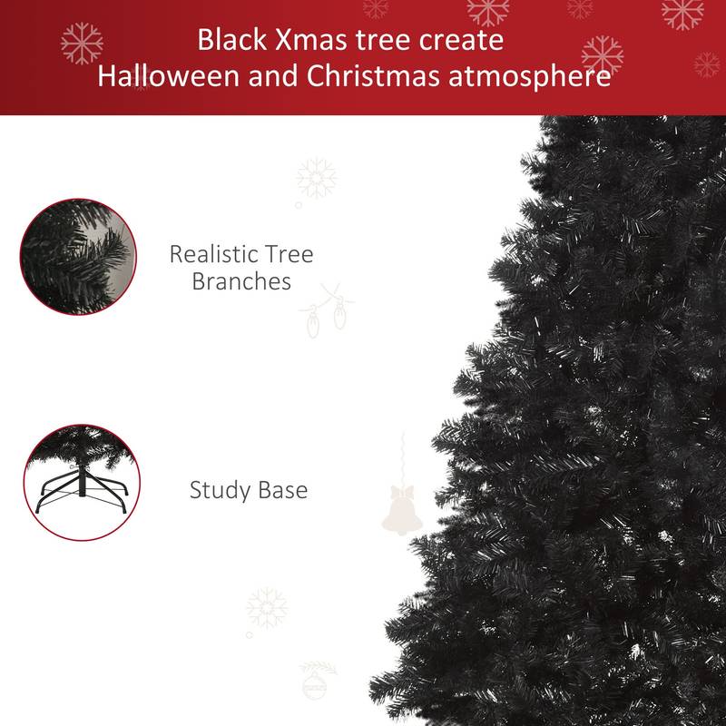 Spooky Black Douglas Fir Christmas Tree