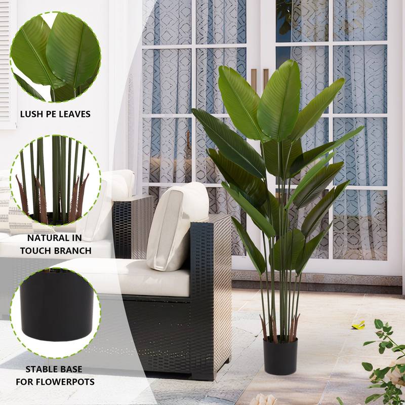 Traveler's Banana Leaf Décor Set