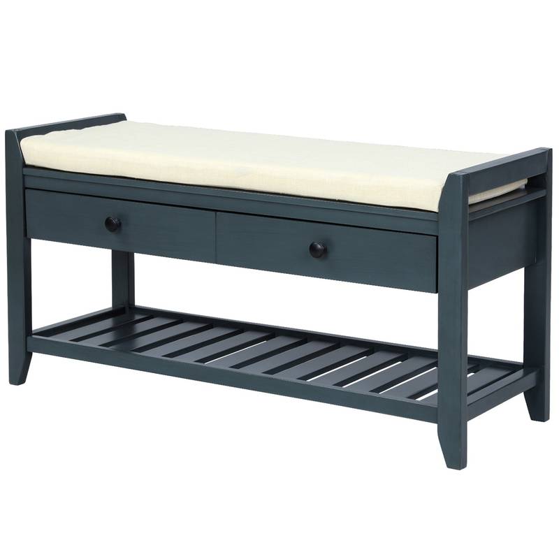 Comfort Seat Shoe Bench with Storage