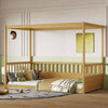Cozy Canopy Twin Bed for Kids