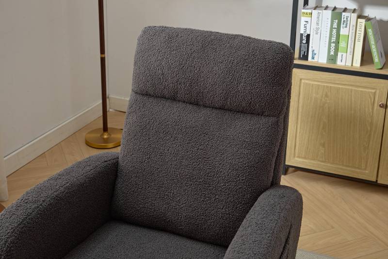 Cozy Modern Rocking Chair with Pocket