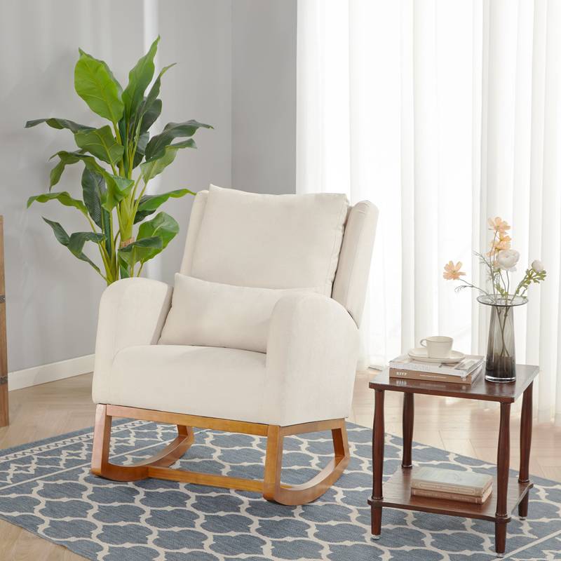 Cozy Glide Rocking Chair with Pockets