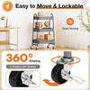 Storage On Wheels: Versatile Rolling Cart for Any Space