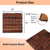 Acacia Interlocking Deck Tiles - Stylish Outdoor Flooring