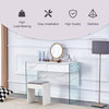 Eco-Friendly Minimalist Dresser & Desk with Double Drawers