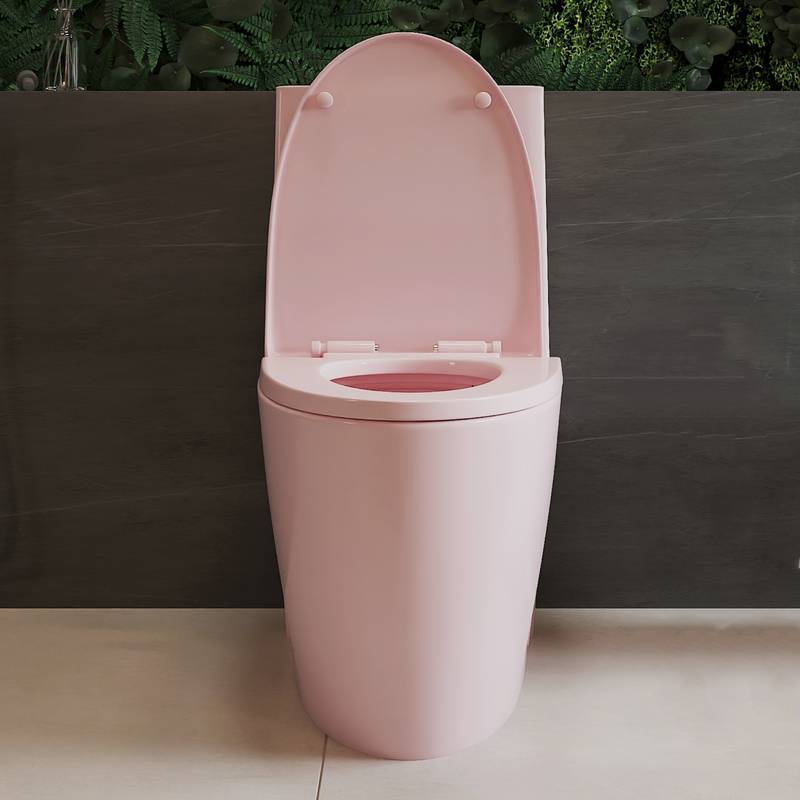 Pink Rose Eco-Friendly Comfort Toilet