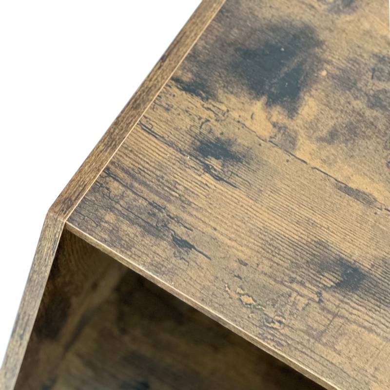 Charming Hexagon Wooden Side Table