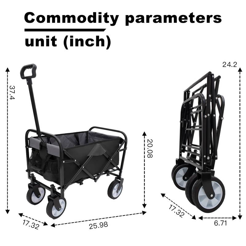 MiniMax Foldable Wagon - Your Versatile Outdoor Companion!