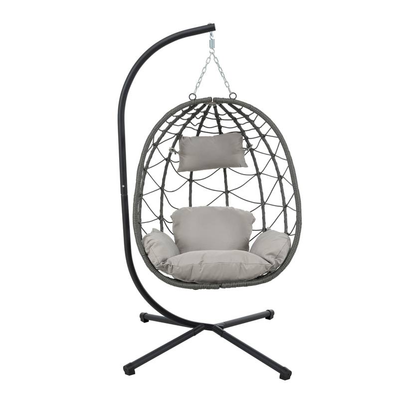 Cozy Egg Swing Chair with Stand