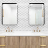 Chic Black Rectangular Wall Mirror