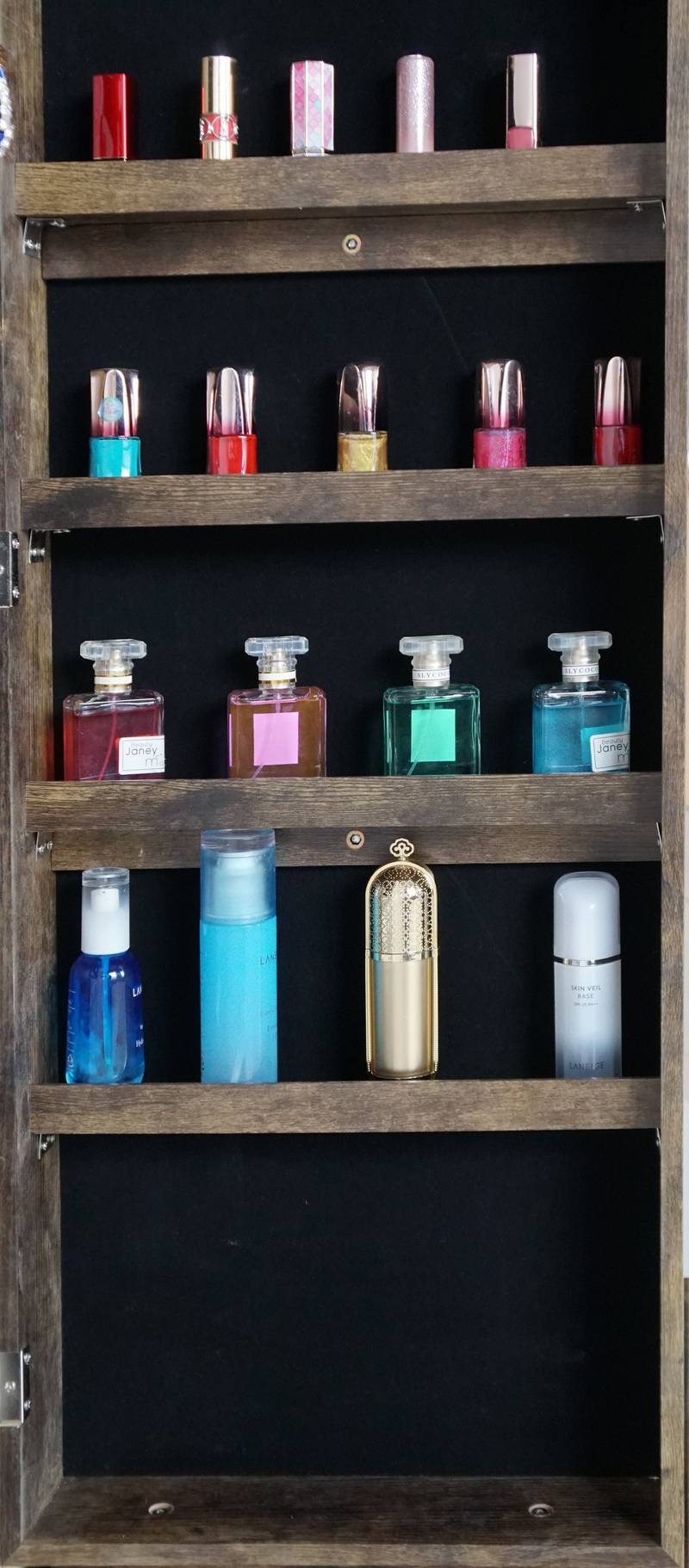 Spinning Glam LED Jewelry Cabinet