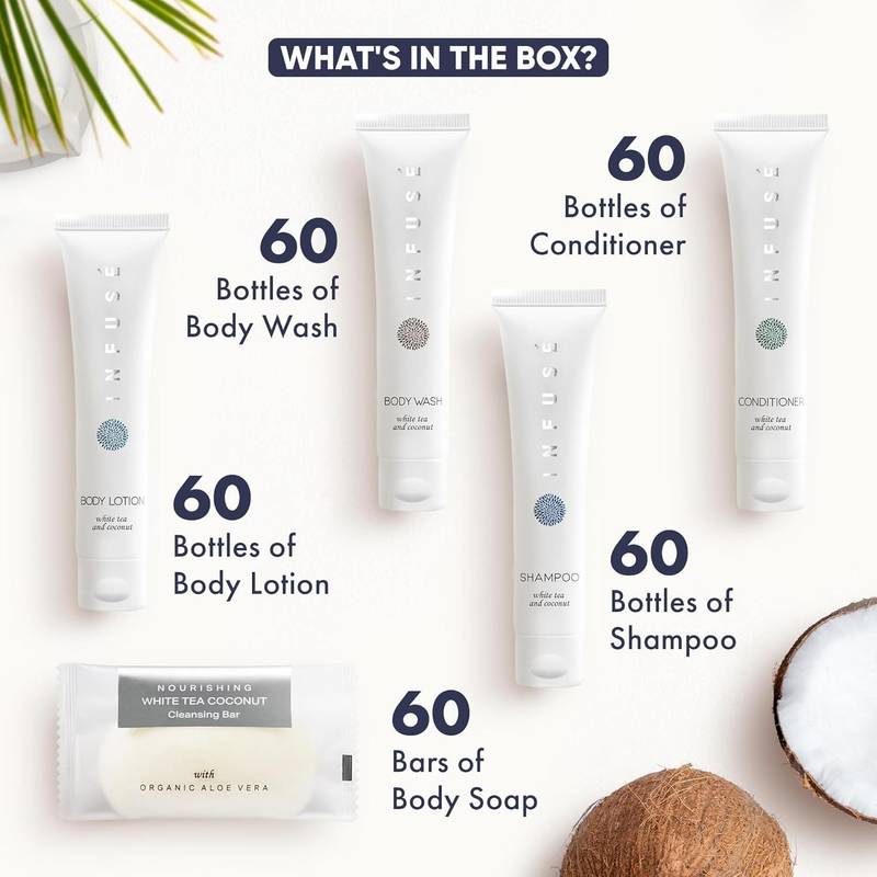 Coconut Bliss Hotel Essentials Set