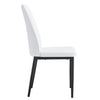 Chic Faux Marble Dining Set with U-Shaped Legs and Stylish Chairs