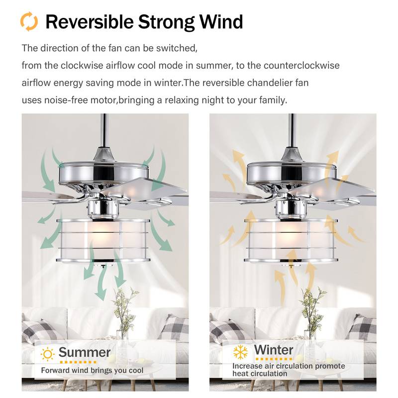 Dreamy LED Ceiling Fan with Remote – Rustic Charm Meets Modern Style!