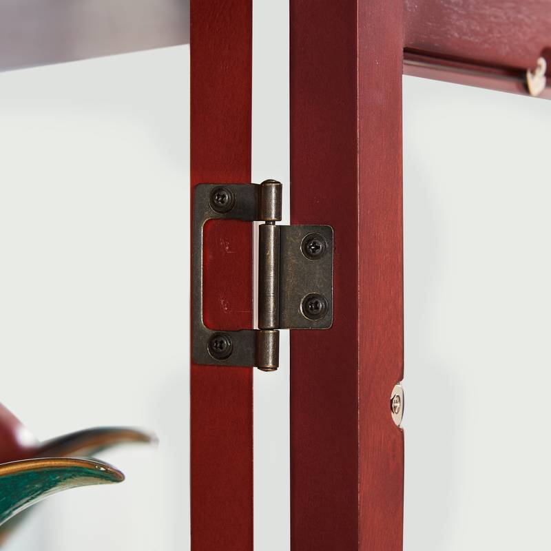 Luminous Corner Curio Cabinet