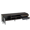 Chic LED TV Console with Stylish UV Drawers