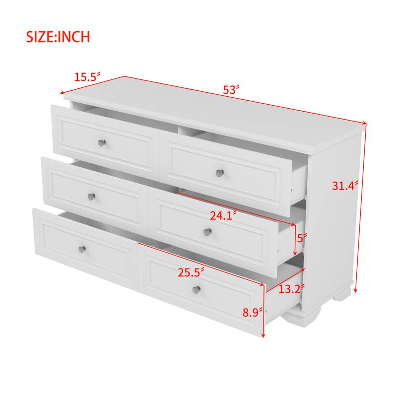 Chic Retro Bedroom Collection with Elegant Dresser and Nightstands