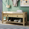 Cozy Entryway Storage Bench with Shoe Rack