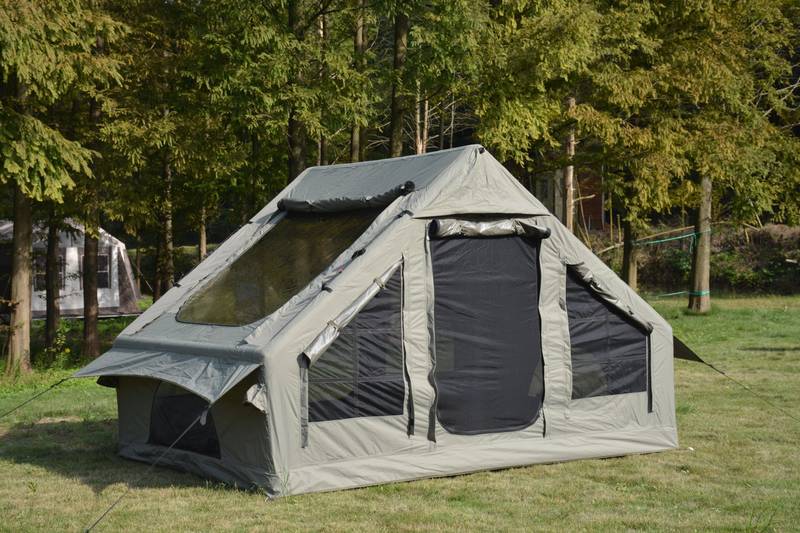 Easy Set-Up Inflatable Camping Tent: The Ultimate All-Weather Glamping Experience!