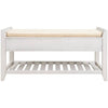 Stylish Storage Bench with Cushion