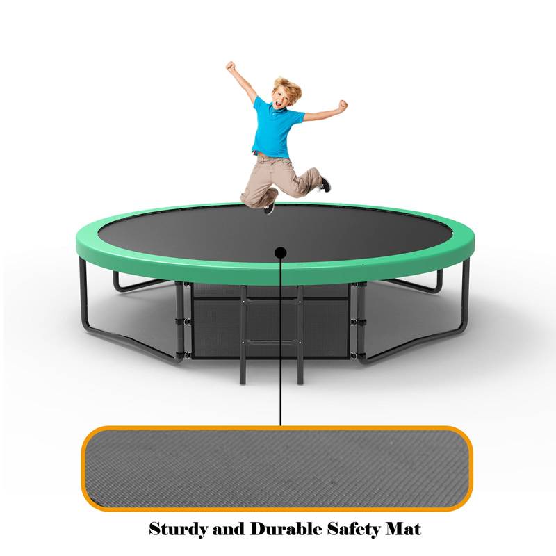 JumpSphere Trampoline for Kids with Safety Net and Ladder